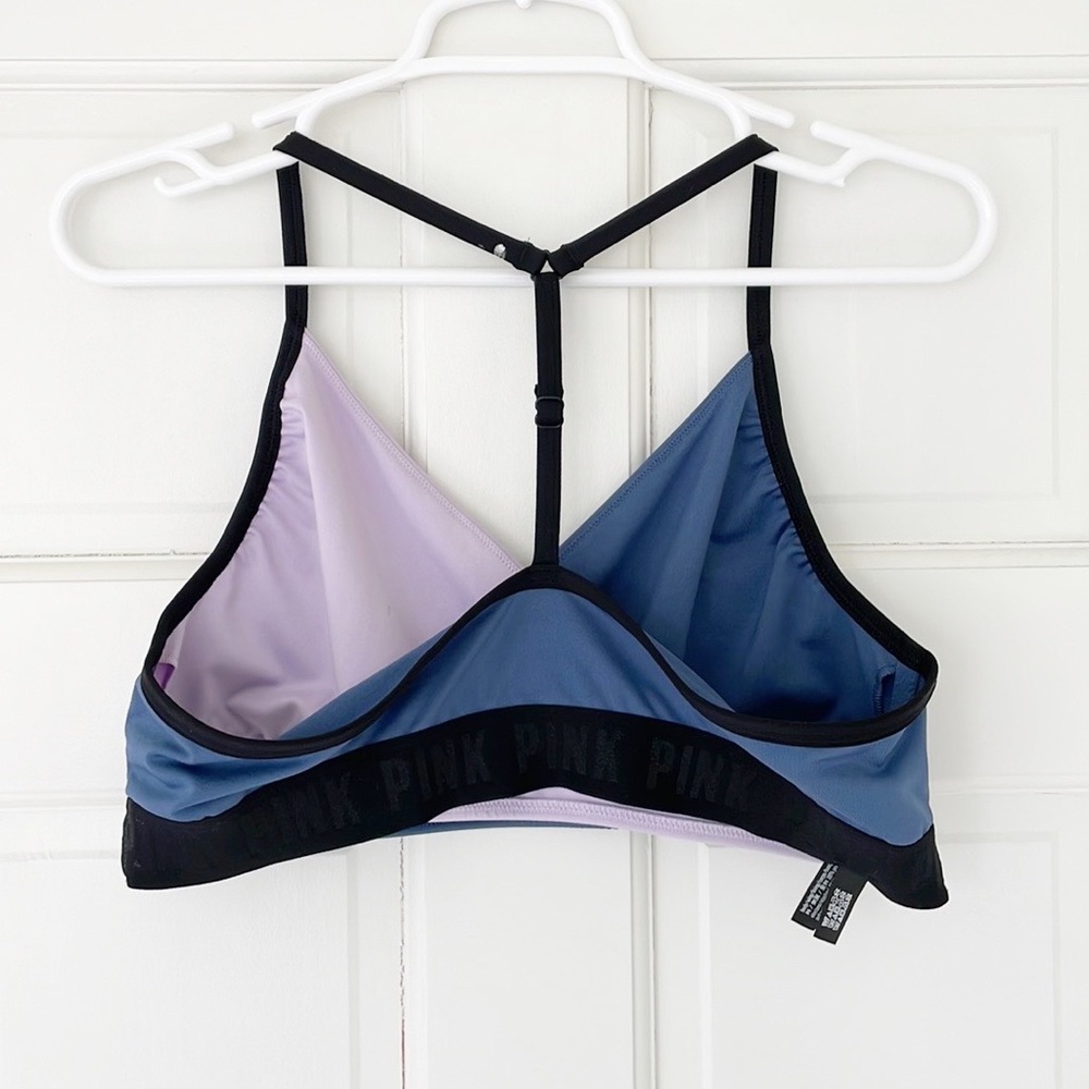 NWOT PINK VICTORIA’S SECRET bra size XL blue purple ultimate lightly lined - Picture 2 of 5